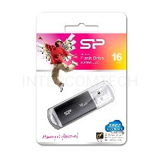 Флеш Диск Silicon Power 16Gb Ultima U02 SP016GBUF2U02V1K USB2.0 черный