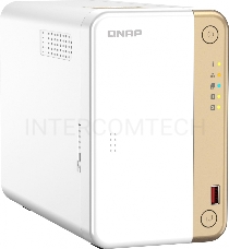 Сетевое хранилище channel QNAP TS-262-4G NAS 2 HDD trays, 2 x M.2 NVMe PCIe Gen 3 x1, 2-core Intel Celeron N4505  2.9 GHz, 4 GB RAM (4GB max), 1x2.5 Gigabit Ethernet , Slot PCIe Gen 3 x2, 2 USB 3.2 Gen 2 (10Gbps) Port, 2xUSB USB 2.0 port, 1xHDMI 2.0