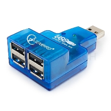 Контроллер GEMBIRD  HUB USB2.0 Mini 4-port UHB-CN224