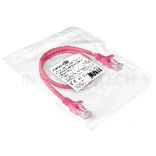 Патч-корд ExeGate EX286378RUS UTP-RJ45-RJ45-5e-0,5M-LSZH-RD, UTP, cat.5e, LSZH, 0.5м, красный