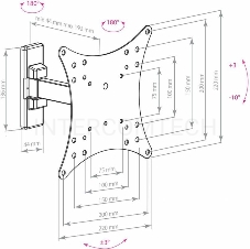 Кронштейн Arm media MARS-3 Черный 22