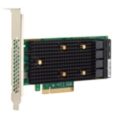 HBA-адаптер SAS 9400-16i SGL (05-50008-00), PCIe 3.1 x8 LP, Tri-Mode SAS/SATA/NVMe 12G HBA, 16port(2*int SFF8643), 3416 IOC