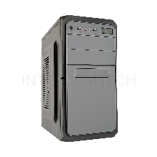 Корпус Exegate EX284024RUS Minitower BA-202 Black, mATX, <AA400, 80mm>, 2*USB, Audio