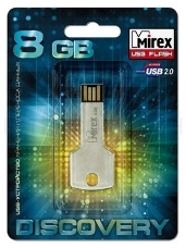 Флеш Диск 8GB Mirex Corner Key, USB 2.0