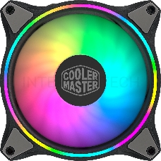 3 Кулера для корпуса 1 Ватт Cooler Master MASTERFAN MF120 HALO, 120mm, 4-Pin (PWM), ARGB, 3 pcs + ARGB Controller