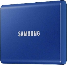 Твердотельный накопитель Samsung SSD 2TB T7 Touch, USB Type-C, R/W 1000/1050MB/s, Blue