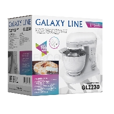 Миксер Galaxy GL 2230 планетарный белый