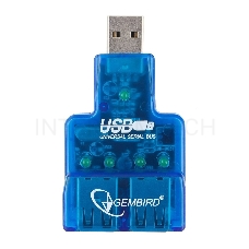 Контроллер GEMBIRD  HUB USB2.0 Mini 4-port UHB-CN224