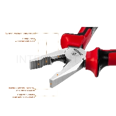 Плоскогубцы комбинированные, 200мм | 22024-1-20_z01 | ЗУБР