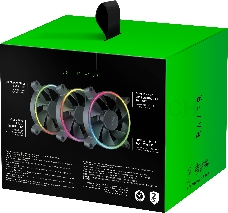 Вентилятор Razer Kunai Chroma RGB 120MM LED PWM Performance Fan - 3 Fans - FRML Packaging