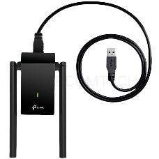 Адаптер TP-Link AC1300Mbps Dual-band High-Gain wireless USB adapter, 867Mbps at 5G and 400Mbps at 2.4G, two high gain antennas, USB 3.0, USB extension cable, support wave 2 MU-MIMO, full compatible with Windows and macOS.