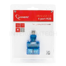 Контроллер GEMBIRD  HUB USB2.0 Mini 4-port UHB-CN224