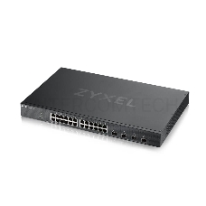 Коммутатор ZYXEL XGS1930-28 Hybrid Smart L2+ switch Zyxel Nebula Flex, 24xGE, 4xSFP+, silent (fanless), Standalone / cloud management