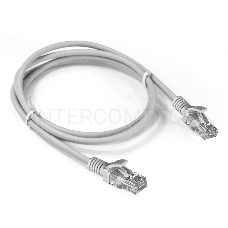 Патч-корд ExeGate EX286382RUS UTP-RJ45-RJ45-5e-1,5M-LSZH-GY, UTP, cat.5e, LSZH, 1.5м, серый