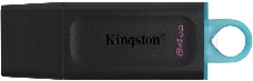 Флеш накопитель KINGSTON 64GB USB3.2 Gen 1 DataTraveler Exodia (Black + Teal)