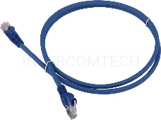 Кабель Патч-корд Lanmaster LAN-PC45/U6-2.0-BL вилка RJ-45-вилка RJ-45 кат.6 2м синий LSZH (уп.:1шт)