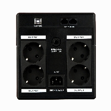 Источник бесперебойного питания ExeGate EP212518RUS Power  Back UNB-1000  <1000VA, Black, 4 евророзетки>