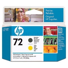 Картридж струйный HP №72 C9384A черный матовый/желтый печатающая головка для HP DJ T1100/T610