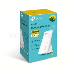 Усилитель Wi-Fi сигнала TP-Link AC750 OneMesh WiFi Range Extender, 300Mbps at 2.4G and 433Mbps at 5G, compact house with internal antennas, 1 10/100Mbps Ethernet port, WPS button for quick setup, Smart Indicator for best location, support OneMeshTMtechnol