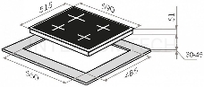 Газовая панель MAUNFELD EGHG.64.1CW/G