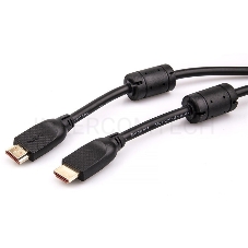 Кабель Aopen HDMI 19M/M ver 2.0, 1.8М,2 фильтра, Aopen/Qust <ACG517D-1.8M>