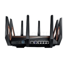 Маршрутизатор ASUS GT-AX11000 Tri-band WiFi 6(802.11ax) Gaming Router –Worlds first 10 Gigabit Wi-Fi router with a quad-core processor, 2.5G gaming port, DFS band, wtfast, Adaptive QoS, AiMesh for mesh wifi system