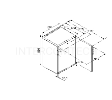 Холодильник Liebherr 85x60.1x60.8, однокамерный, объем 147л, без морозильной камеры, серебристый