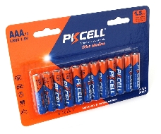 Щелочной/алкалиновый элемент питания PKCELL LR03-12B тип - AAА 12 шт в блистере