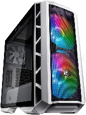 Корпус без блока питания Cooler Master MasterCase H500P Mesh White, USB3.0x2, USB2.0x2, 2x200 ARGBFan, 1x140Fan, Full Tower, w/o PSU