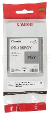 Картридж струйный Canon PFI-106 PGY фото серый для iPF6400/6450 (6631B001)