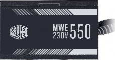 Блок питания Cooler Master MWE White, 550W, ATX, 120mm, 6xSATA, 2xPCI-E(6+2), APFC, 80+ White MPE-5501-ACABW-EU