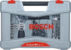 Набор бит Bosch Premium Set-91 (2608P00235) (91пред.) для шуруповертов