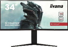Монитор жидкокристаллический Iiyama Монитор LCD 34 [21:9] 3440x1440(UWQHD) VA, Curved, nonGLARE, 400cd/m2, H178°/V178°, 3000:1, 80M:1, 16.7M, 1ms, VGA, 2xHDMI, 2xDP, USB-Hub, Height adj, Pivot, Tilt, Swivel, Speakers, 3Y, Black