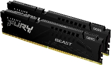 Оперативная память Kingston DRAM 32GB 4800MHz DDR5 CL38 DIMM (Kit of 2) FURY Beast Black EAN: 740617324365