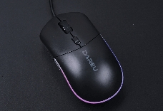 Мышь проводная Dareu LM121 Black (черный), DPI 800/1600/2400/6400, подсветка RGB, размер 116x35x60мм, 1,8м