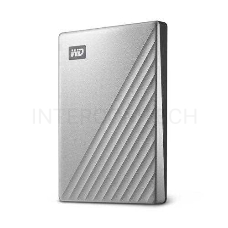 Внешний жёсткий диск WD My Passport Ultra (Metal Edition) WDBC3C0020BSL-WESN 2TB 2,5 USB 3.1/USB-C silver (E1B)