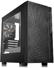 Корпус Thermaltake Versa H18 Window черный без БП mATX 2xUSB2.0 1xUSB3.0 audio bott PSU