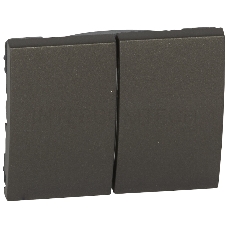 Лиц. панель д/дв. выкл., dark bronze G.Life 