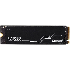 Накопитель SSD Kingston 1Tb KC3000 M.2 Series <SKC3000S/1024G> (PCI-E 4.0 x4, up to 7000/6000Mbs, 1000000 IOPS, 3D TLC, NVMe, 800TBW, Phison E18, 22х80mm, LP graphen heatsink)