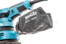 Шлифовальная машина Makita BO5041 ЭШМ,{300Вт,ф125мм,4000-12000об\м,ампл-2.8мм,1.4кг,кор,п\сборник,доп.рукоятка}