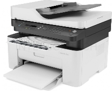 МФУ лазерный, HP Laser MFP 137fnw, принтер/сканер/копир/факс, (4ZB84A), /A4, 1200dpi, 20 ppm, 128Mb, ADF40,USB 2.0/ Wi-Fi/Eth10/100/