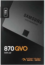 Накопитель SSD Samsung 1Tb 870 QVO 2.5 SATA3 (MZ-77Q1T0BW)