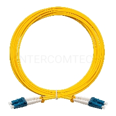 Патч-корд волоконно-оптический ExeGate FC-D-9-LC-LC-5M-LSZH (Шнур ВО SM 9/125 (OS2/G.652.D), LC/UPC-LC/UPC, Duplex, LSZH, 5м)