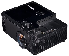 Проектор INFOCUS IN136ST DLP, 4000 ANSI Lm,WXGA (1280x800), 28500:1, 0.521:1, 3.5mm in,Composite video, VGA, HDMI 1.4a x3 (поддержка 3D), USB-A (для SimpleShare и др.), лампа 15000ч.(ECO mode),3.5mm out, Monitor out(VGA),RS232,RJ45,21дБ, 4,5 кг.