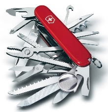 Нож перочинный Victorinox SwissChamp (1.6795) 91мм 33функций красный карт.коробка