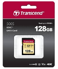 Флеш карта SD 128GB Transcend SDХC UHS-I U3, MLC