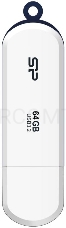 Флеш накопитель 64Gb Silicon Power Blaze B32, USB 3.2, Белый