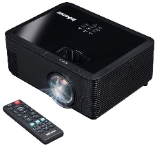 Проектор INFOCUS IN136ST DLP, 4000 ANSI Lm,WXGA (1280x800), 28500:1, 0.521:1, 3.5mm in,Composite video, VGA, HDMI 1.4a x3 (поддержка 3D), USB-A (для SimpleShare и др.), лампа 15000ч.(ECO mode),3.5mm out, Monitor out(VGA),RS232,RJ45,21дБ, 4,5 кг.