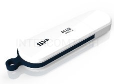 Флеш накопитель 64Gb Silicon Power Blaze B32, USB 3.2, Белый