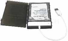 Контейнер для HDD AgeStar Внешний корпус 2.5 SATA HDD/SSD AgeStar SUBCP1 (BLACK) USB2.0, пластик, черный, безвинтовая конструкция 10610